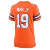 Women's Denver Broncos Marvin Mims Jr Orange Mile High Collection 1977 Throwback Player Game Jersey