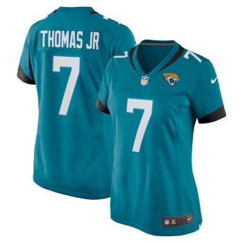 Women's Jacksonville Jaguars #7 Brian Thomas Jr. Nike Teal Game Jersey