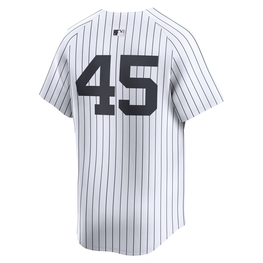 Men's New York Yankees #45 Gerrit Cole White 2024 World Series Limited Player Jersey Men's New York Yankees #45 Gerrit Cole White 2024 World Series Limited Player Jersey