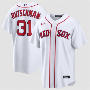 Youth Boston Red Sox #31 Adley Rutschman White Cool Base Baseball Jersey