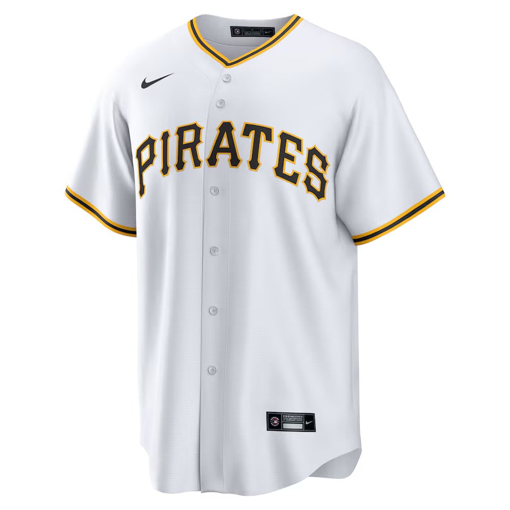 Men's Pittsburgh Pirates #22 Andrew McCutchen White Replica Player Jersey