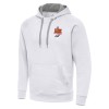 Men's Philadelphia Eagles Antigua White Super Bowl LIX Champions Victory Pullover Hoodie
