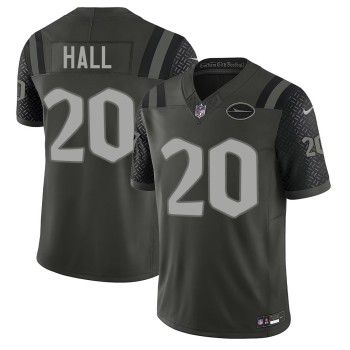 Youth New York Jets #20 Breece Hall Black Rivalries Collection F.U.S.E. Vapor Limited Stitched Jersey