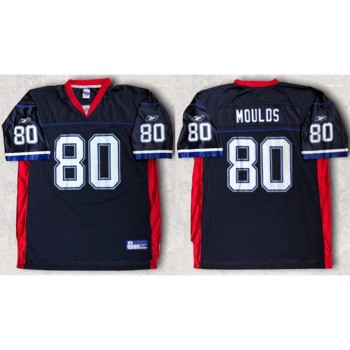 Men's Buffalo Bills #80 Eric Moulds Navy Stitched Football Jersey