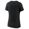 Women's Philadelphia Eagles  Black Super Bowl LIX Champions Iconic Victory V-Neck T-Shirt