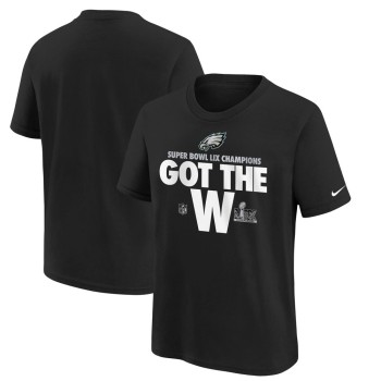 Youth Philadelphia Eagles  Black Super Bowl LIX Champions Parade T-Shirt
