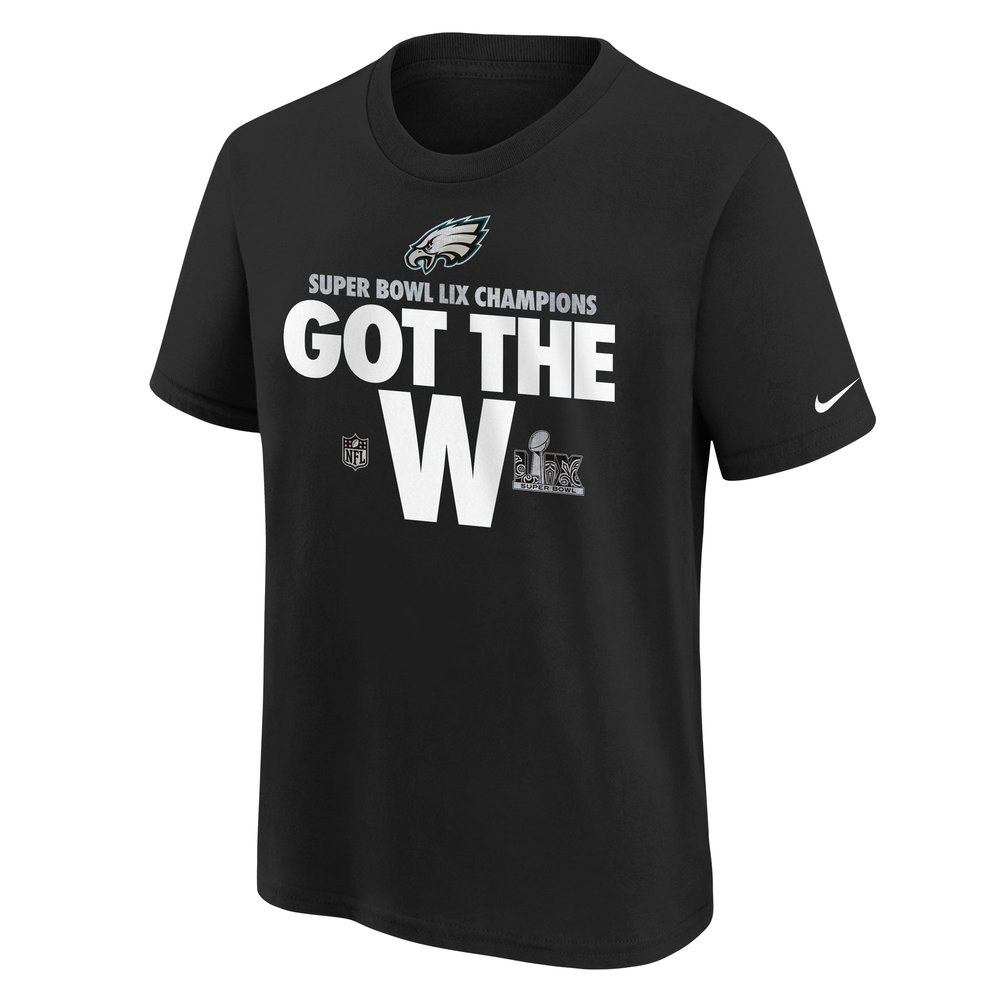 Youth Philadelphia Eagles  Black Super Bowl LIX Champions Parade T-Shirt