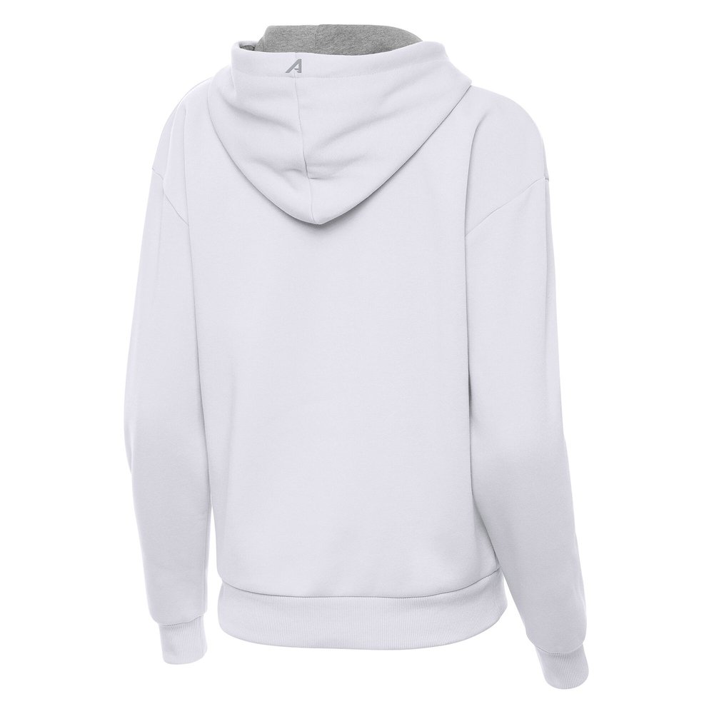 Women's Philadelphia Eagles Antigua White Super Bowl LIX Champions Victory Pullover Hoodie Women's Philadelphia Eagles Antigua White Super Bowl LIX Champions Victory Pullover Hoodie