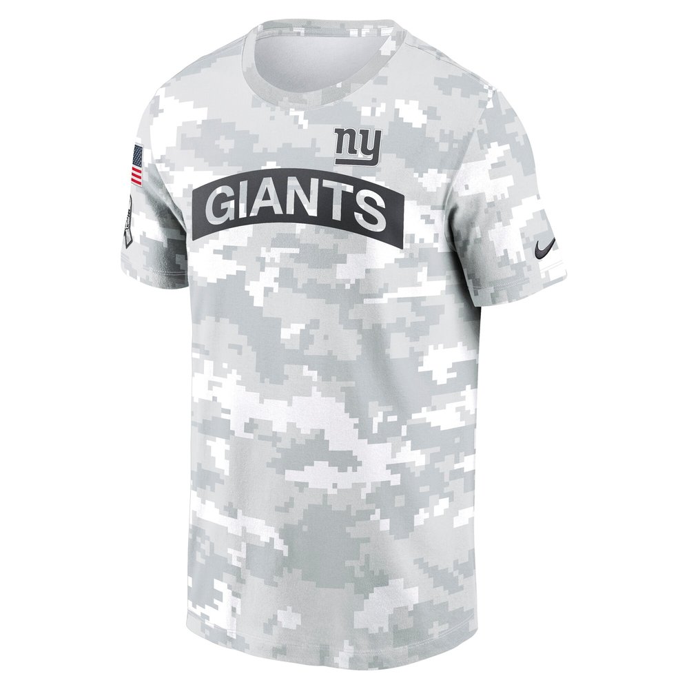 Men's New York Giants Arctic Camo 2024 Salute To Service Performance T-Shirt
