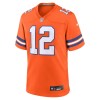 Men's Denver Broncos Tim Patrick Orange Mile High Collection 1977 Throwback Player Game Jersey
