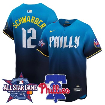 Youth Philadelphia Phillies #12 Kyle Schwarber Blue 2026 MLB All-Star Jersey