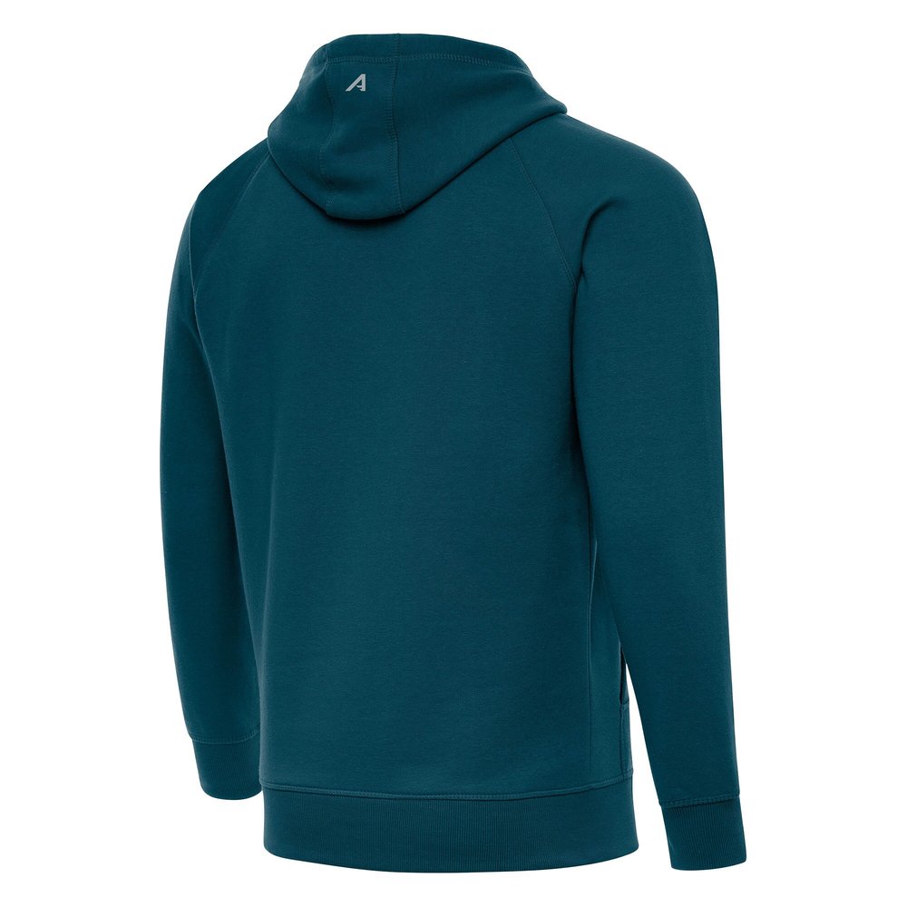 Men's Philadelphia Eagles Antigua Midnight Green Super Bowl LIX Champions Victory Pullover Hoodie