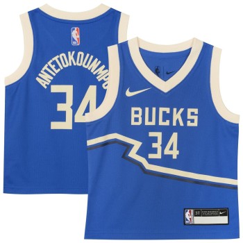 Toddler Milwaukee Bucks Giannis Antetokounmpo Royal 2024/25 Swingman Player Jersey - City Edition Toddler Milwaukee Bucks Giannis Antetokounmpo Royal 2024/25 Swingman Player Jersey - City Edition