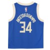 Toddler Milwaukee Bucks Giannis Antetokounmpo Royal 2024/25 Swingman Player Jersey - City Edition