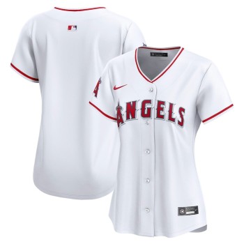 Women's Los Angeles Angels Nike White Home Limited Jersey Women's Los Angeles Angels Nike White Home Limited Jersey