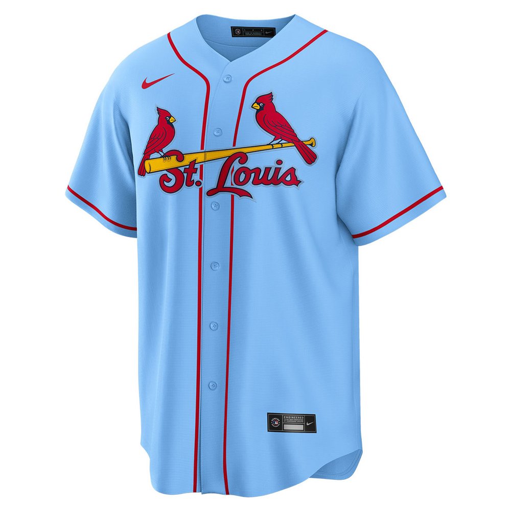 Men's St. Louis Cardinals #0 Masyn Winn Blue Home Limited Jersey
