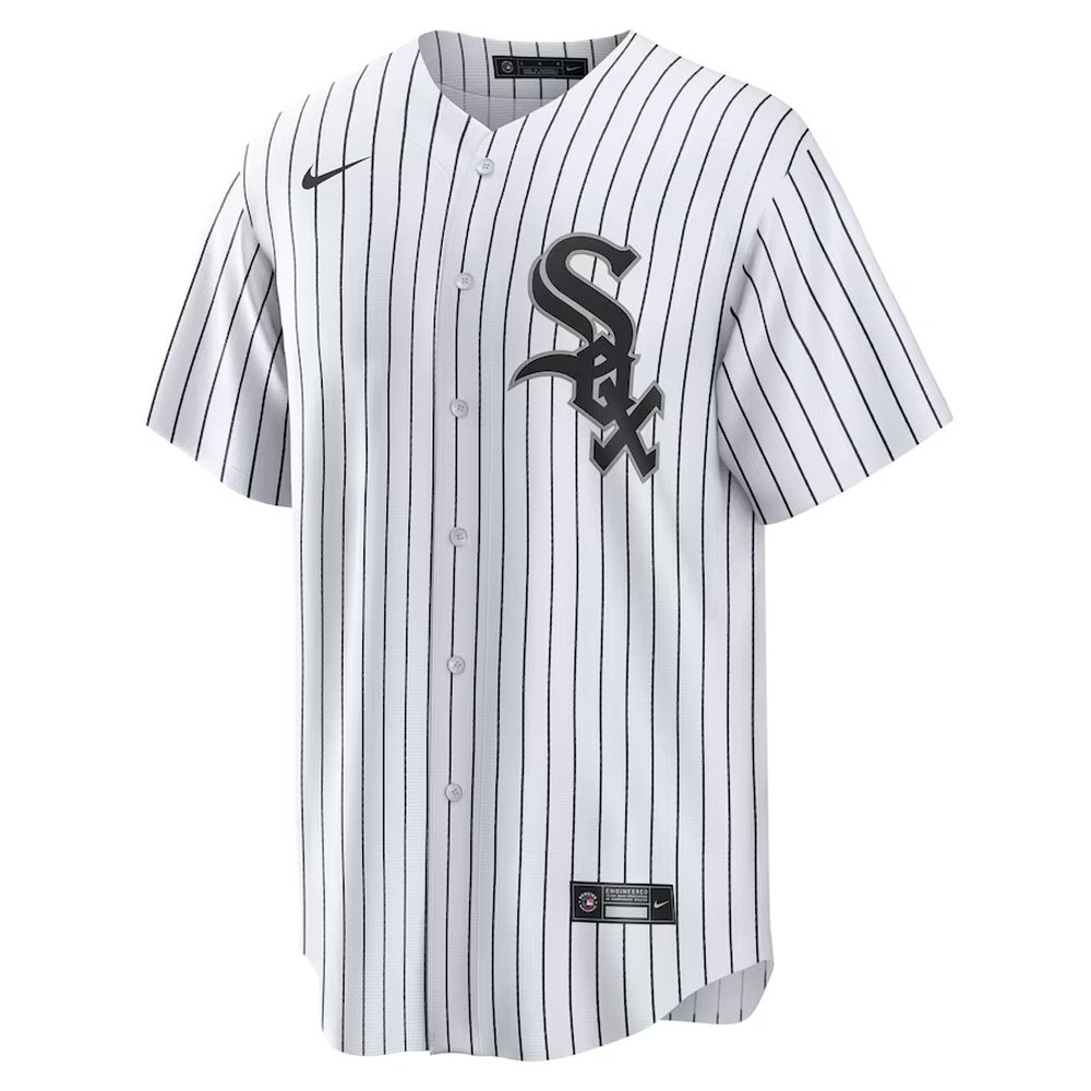 Men's Chicago White Sox #23 Andrew Benintendi Nike White/Black Home Official Player Jersey