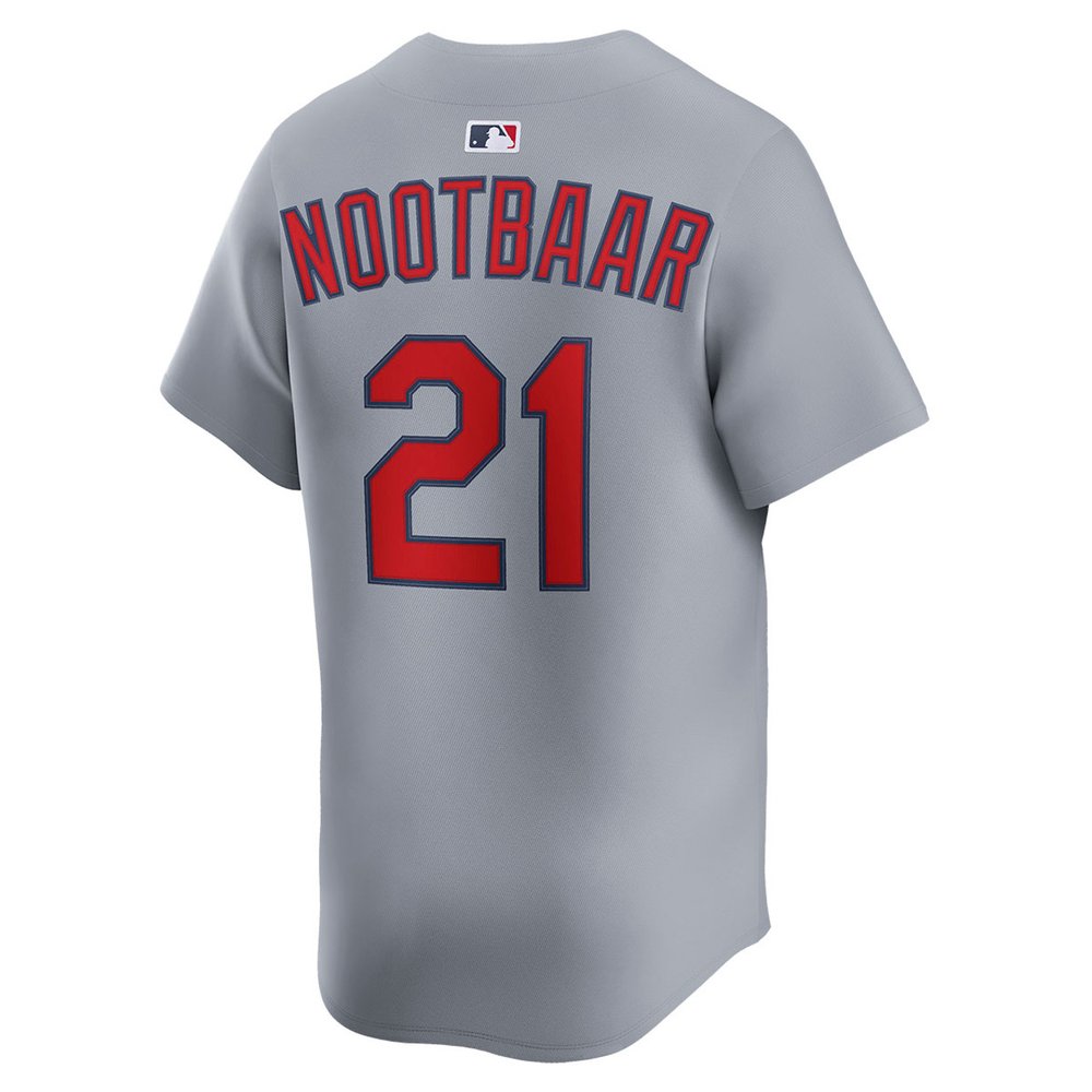 Men's St. Louis Cardinals #21 Lars Nootbaar Gray Home Limited Jersey