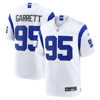 Youth Los Angeles Rams #95 yles Garrett Nike Fearsome White Game Jersey