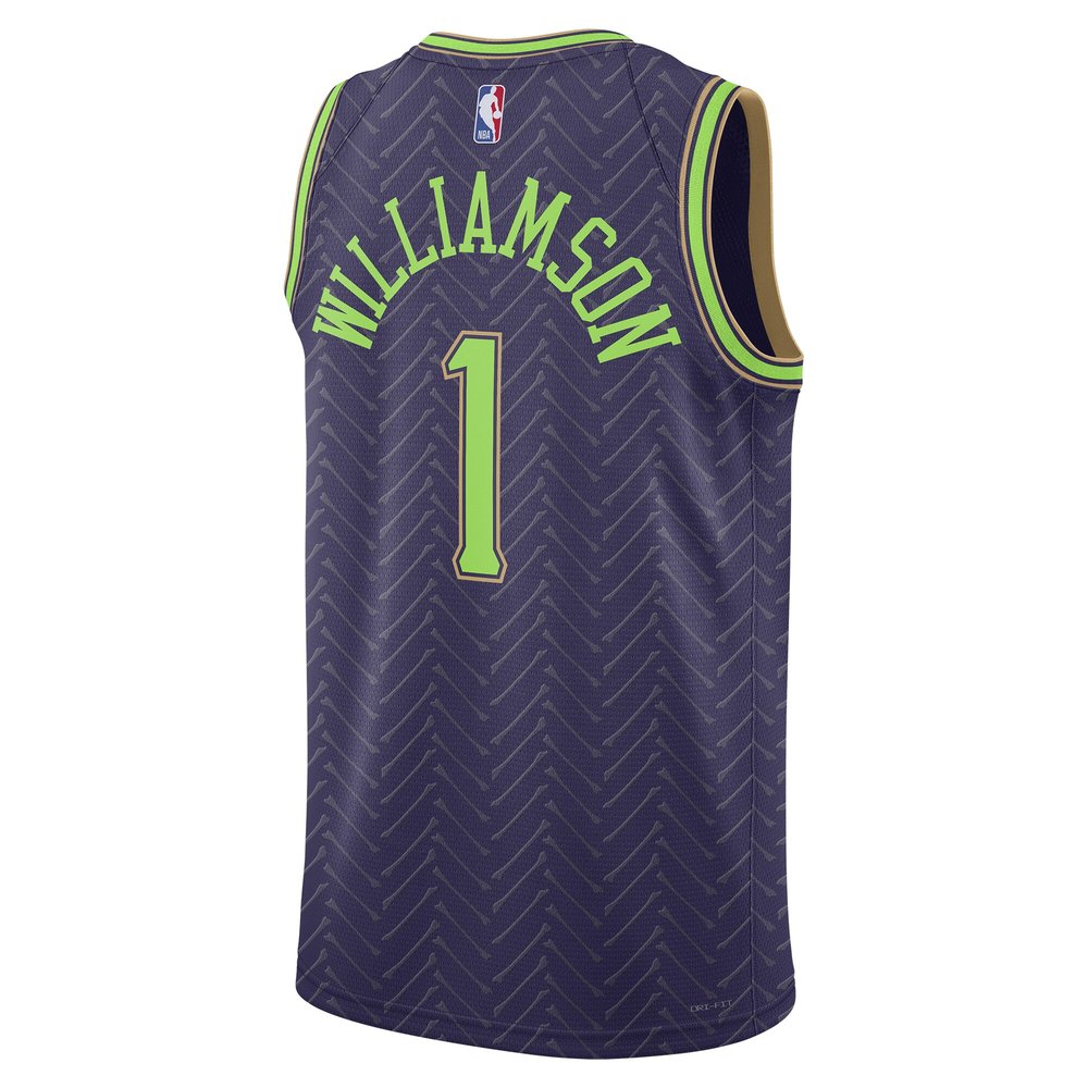 Unisex New Orleans Pelicans Zion Williamson Purple 2024/25 Swingman Player Jersey - City Edition