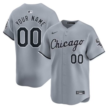 Youth Chicago White Sox Gray Road Limited Custom Jersey