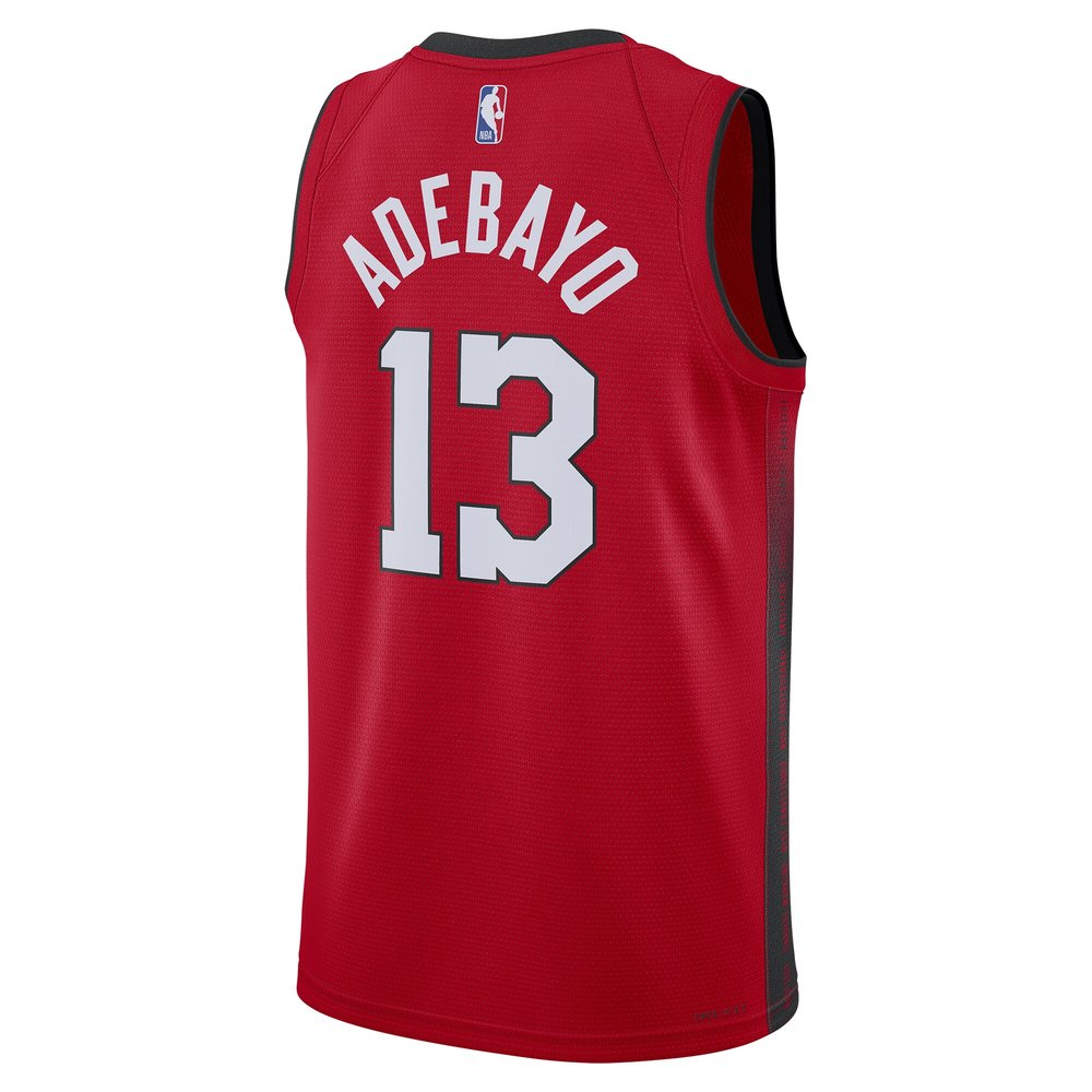 Unisex Miami Heat Bam Adebayo Red 2024/25 Swingman Player Jersey - City Edition Unisex Miami Heat Bam Adebayo Red 2024/25 Swingman Player Jersey - City Edition