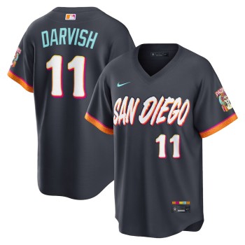 Men's San Diego Padres #11 Yu Darvish Nike Obsidian 2026 City Connect Stadium Jersey