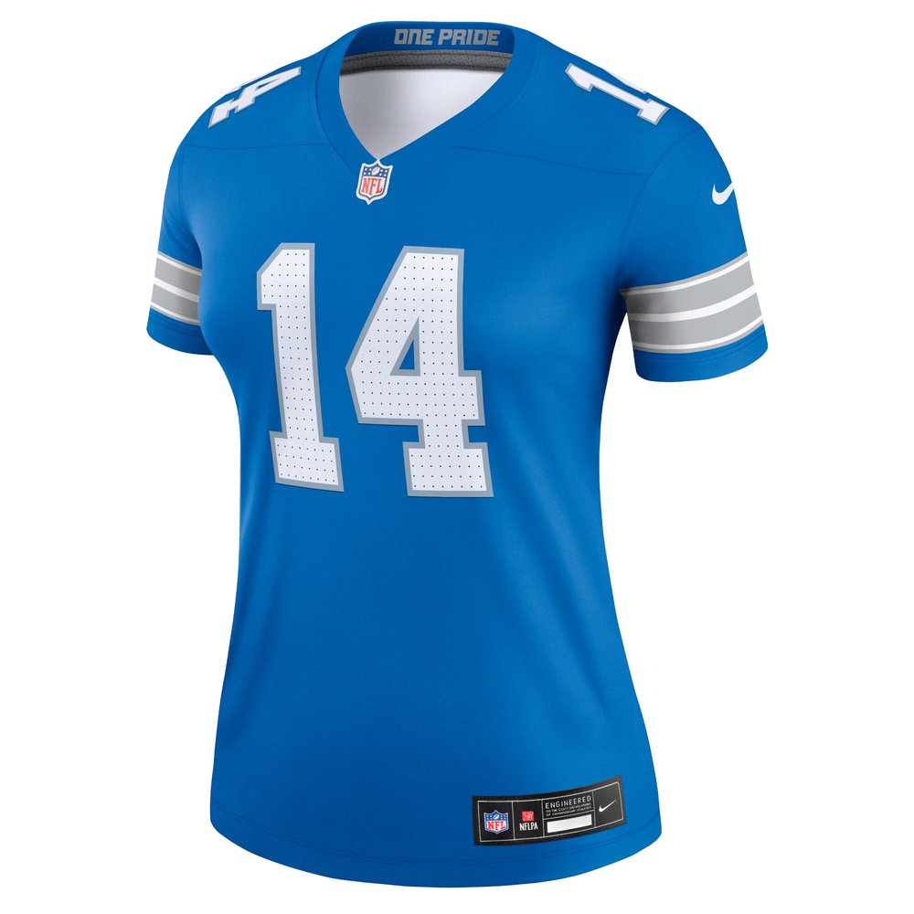 Women's Detroit Lions #14 Amon-Ra St. Brown Blue Legend Jersey