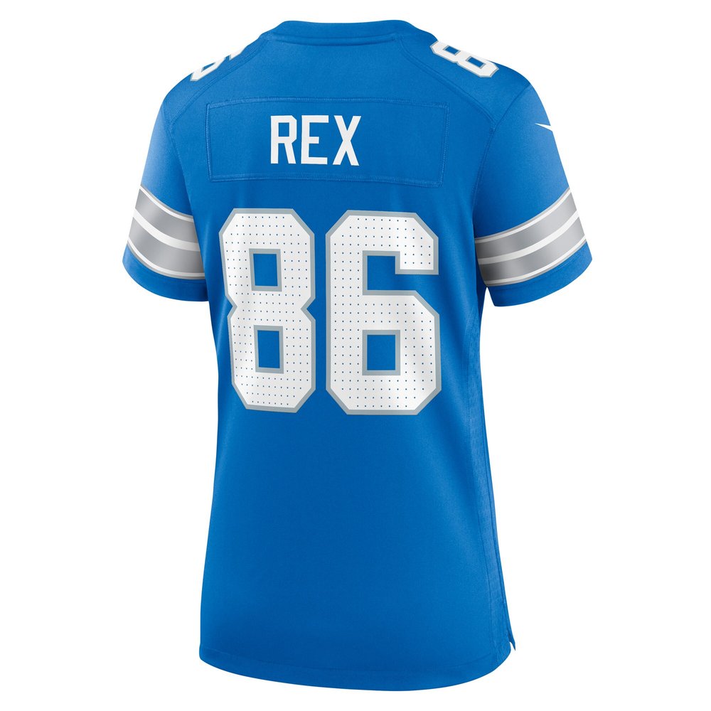 Women's Detroit Lions Isaac Rex  Blue Game Jersey