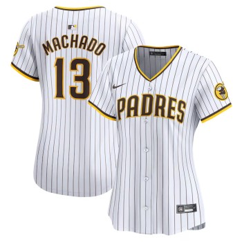 Women's San Diego Padres #13 Manny Machado Nike White Home Limited Player Jersey Women's San Diego Padres #13 Manny Machado Nike White Home Limited Player Jersey
