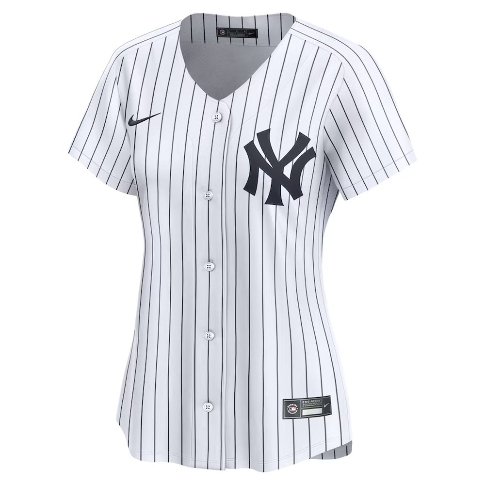 Women's New York Yankees #13 Jazz Chisholm Jr. White Home Limited Player Jersey