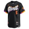 Youth San Francisco Giants #5 Mike Yastrzemski Nike Anthracite 2025 City Connect Limited Jersey