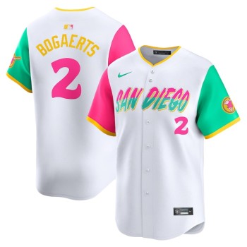 Men's San Diego Padres #2 Xander Bogaerts Nike White City Connect Limited Player Jersey Men's San Diego Padres #2 Xander Bogaerts Nike White City Connect Limited Player Jersey