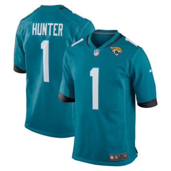 Men's Jacksonville Jaguars #1 Travis Hunter Nike Teal 2025 NFL Draft First Round Pick Game Jersey Men's Jacksonville Jaguars #1 Travis Hunter Nike Teal 2025 NFL Draft First Round Pick Game Jersey