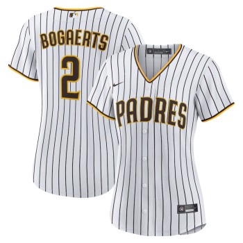 Women's San Diego Padres #2 Xander Bogaerts Nike White Home Replica Jersey Women's San Diego Padres #2 Xander Bogaerts Nike White Home Replica Jersey