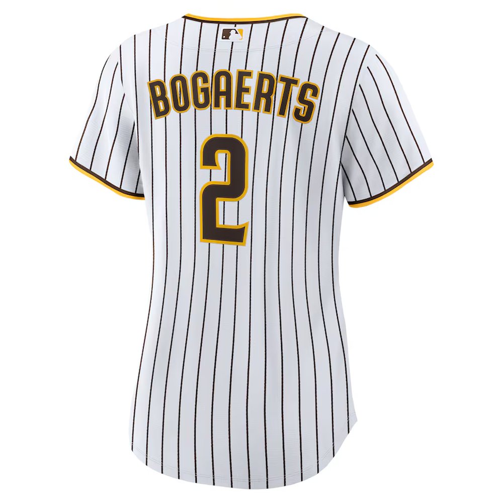 Women's San Diego Padres #2 Xander Bogaerts Nike White Home Replica Jersey