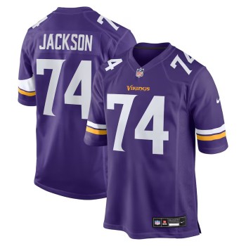 Men's Minnesota Vikings #74 Donovan Jackson Nike Purple 2025 NFL Draft First Round Pick Game Jersey Men's Minnesota Vikings #74 Donovan Jackson Nike Purple 2025 NFL Draft First Round Pick Game Jersey