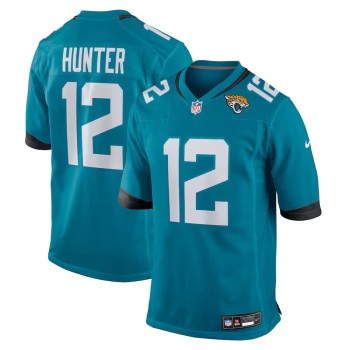 Men's Jacksonville Jaguars #12 Travis Hunter Nike Teal 2025 NFL Draft First Round Pick Game Jersey Men's Jacksonville Jaguars #12 Travis Hunter Nike Teal 2025 NFL Draft First Round Pick Game Jersey