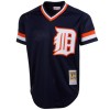 Men's Detroit Tigers #23 Kirk Gibson Navy 1984 Authentic Cooperstown Collection Mesh Batting Practice Jersey