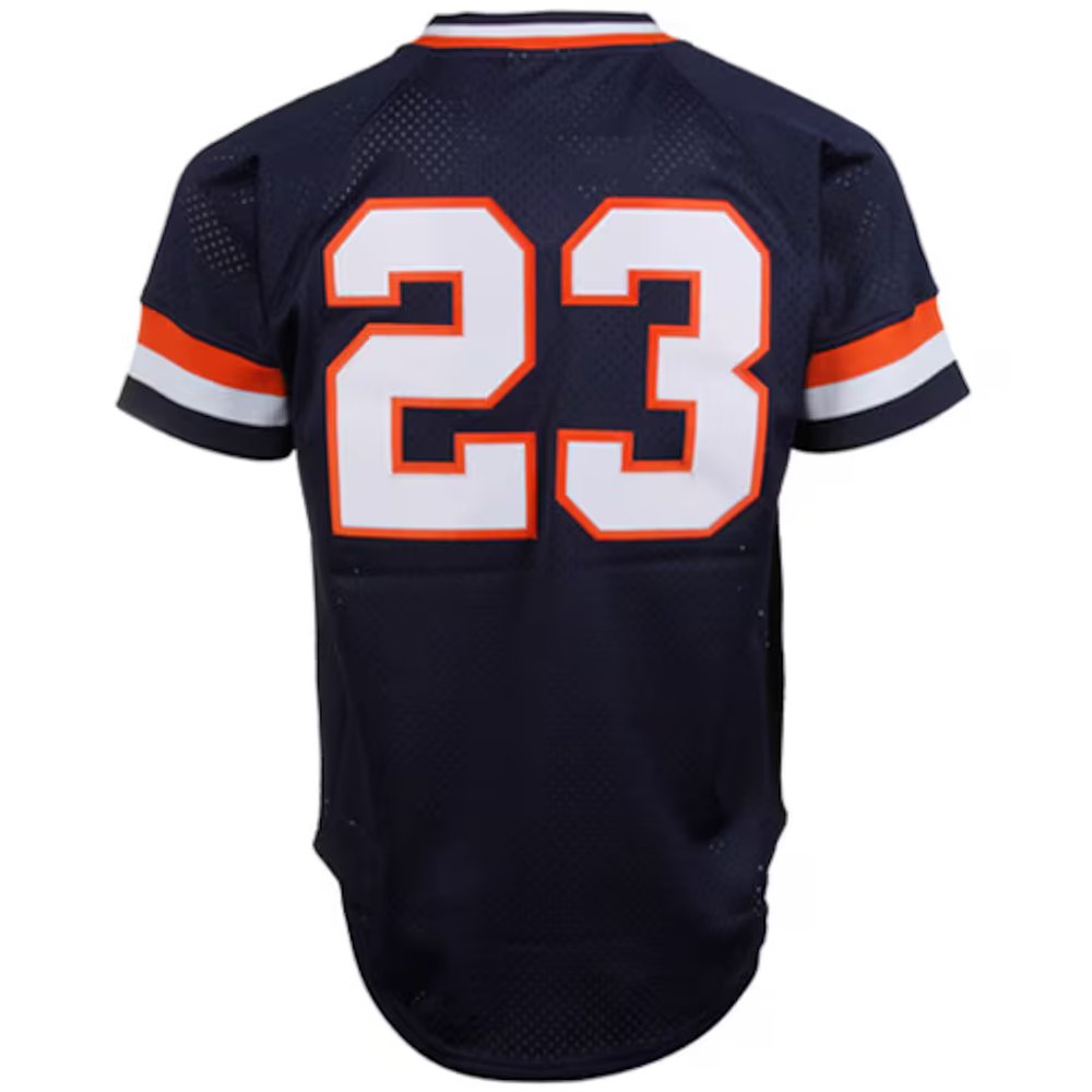 Men's Detroit Tigers #23 Kirk Gibson Navy 1984 Authentic Cooperstown Collection Mesh Batting Practice Jersey Men's Detroit Tigers #23 Kirk Gibson Navy 1984 Authentic Cooperstown Collection Mesh Batting Practice Jersey