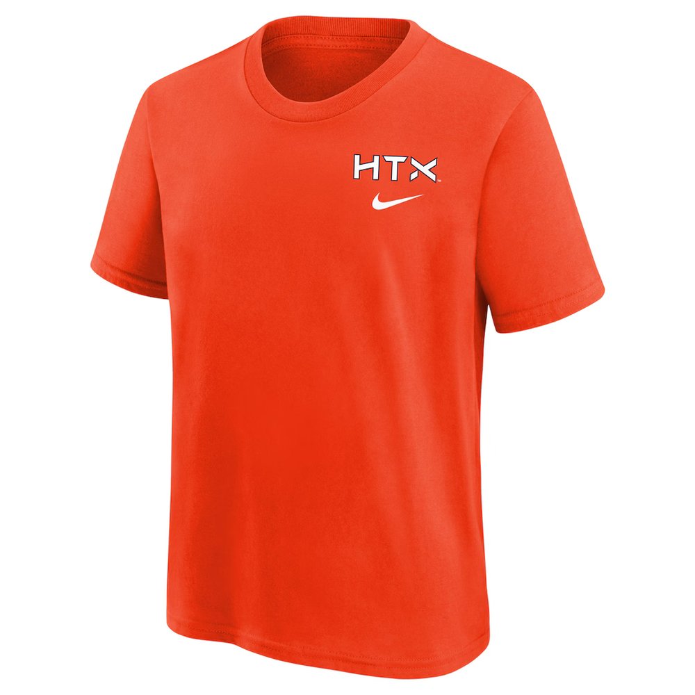 Youth Houston Astros Orange 2025 City Connect T-Shirt