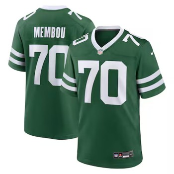 Men's New York Jets #70 Armand Membou Nike Legacy 2025 NFL Draft First Round Pick Game Jersey Men's New York Jets #70 Armand Membou Nike Legacy 2025 NFL Draft First Round Pick Game Jersey
