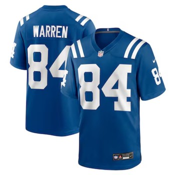 Men's Indianapolis Colts #84 Tyler Warren Nike Royal 2025 NFL Draft First Round Pick Game Jersey Men's Indianapolis Colts #84 Tyler Warren Nike Royal 2025 NFL Draft First Round Pick Game Jersey