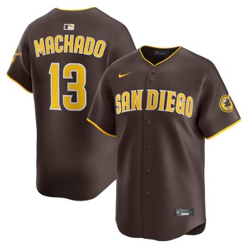 Men's San Diego Padres #13 Manny Machado Nike Brown Alternate Limited Player Jersey Men's San Diego Padres #13 Manny Machado Nike Brown Alternate Limited Player Jersey