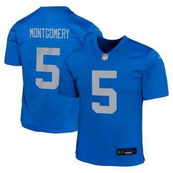 Youth Detroit Lions David Montgomery Blue Alternate Player Game Jersey Youth Detroit Lions David Montgomery Blue Alternate Player Game Jersey
