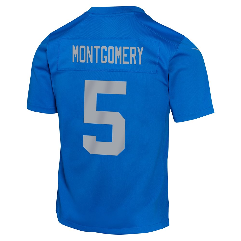 Youth Detroit Lions David Montgomery Blue Alternate Player Game Jersey