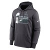 Men's Philadelphia Eagles Anthracite Super Bowl LIX Champions Locker Room Trophy Collection Club Fleece Pullover Hoodie