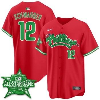 Youth Philadelphia Phillies #12 Kyle Schwarber Red 2026 MLB All-Star Jersey
