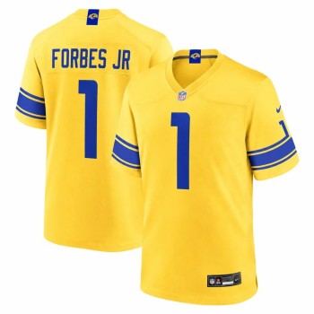 Youth Los Angeles Rams #1 Emmanuel Forbes Jr. Nike Classic Sol Game Jersey