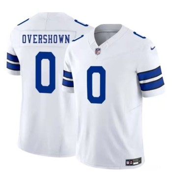 Men's Dallas Cowboys #0 DeMarvion Overshown White Vapor F.U.S.E. Limited Stitched Football Jersey